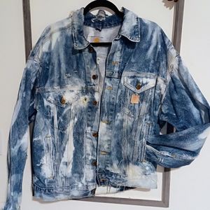 Men's Deconstructed Carhartt Denim Coat